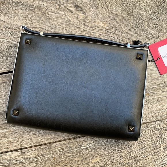 NEW Valentino Rockstud Studded Minaudiere Clutch - Picture 11 of 14